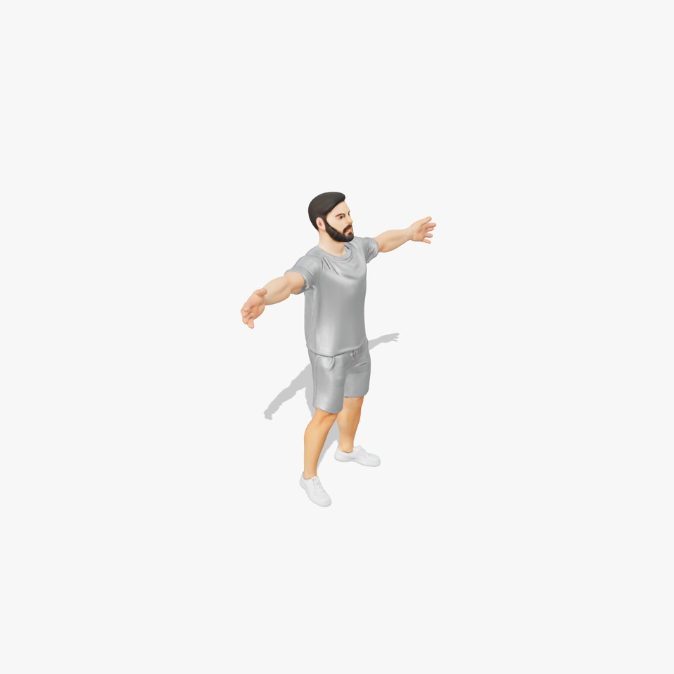 Casual Athletic Man model pack