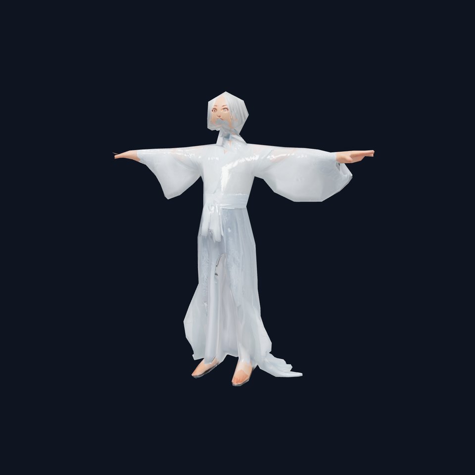 Elegant Kimono model pack