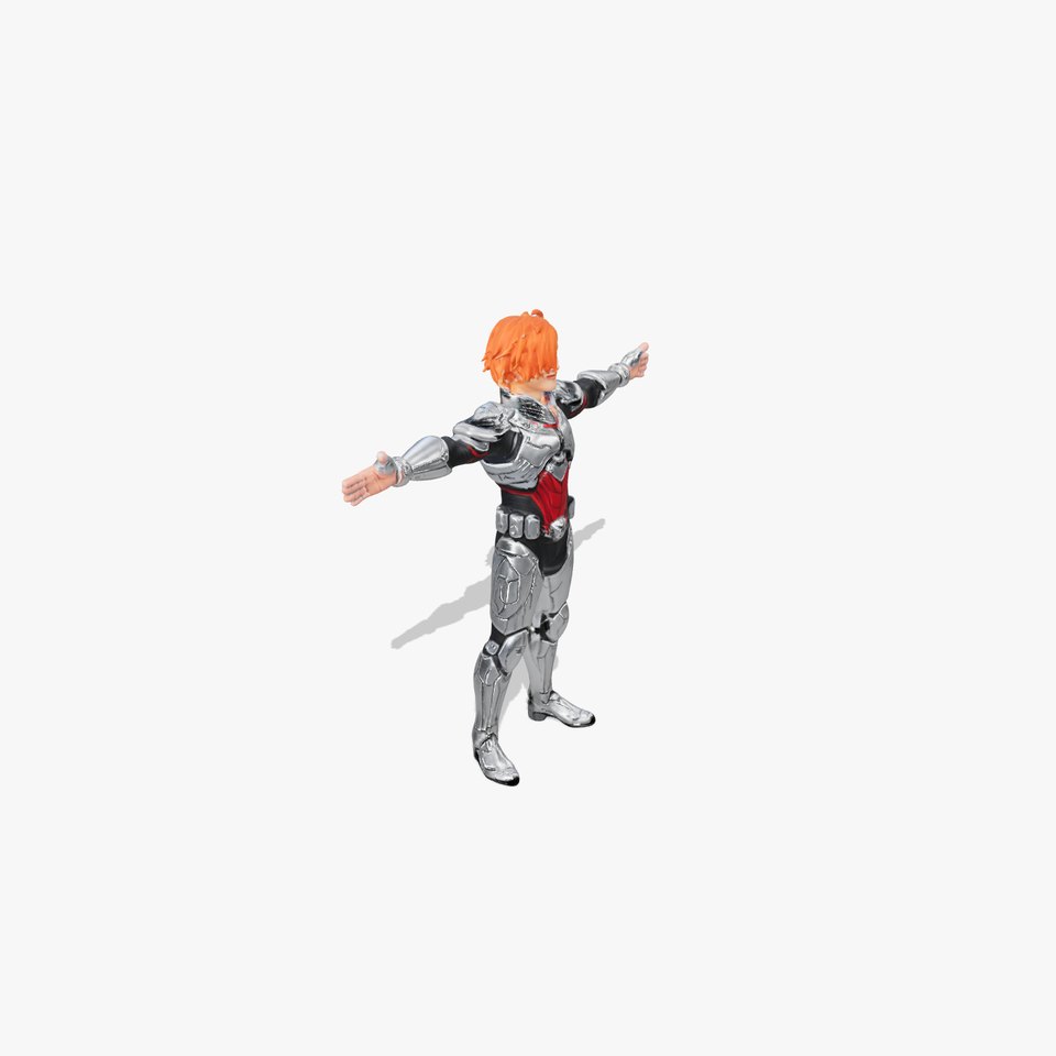 Futuristic Armor Hero model pack