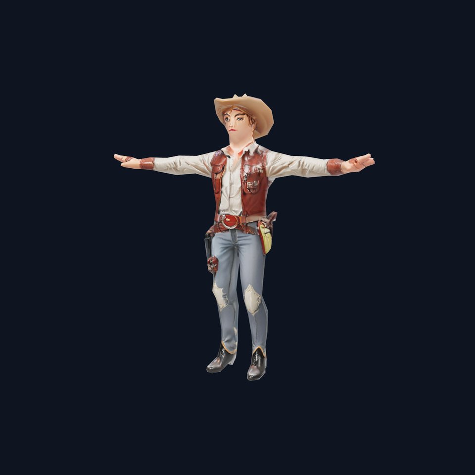 Young Cowboy Adventurer model pack