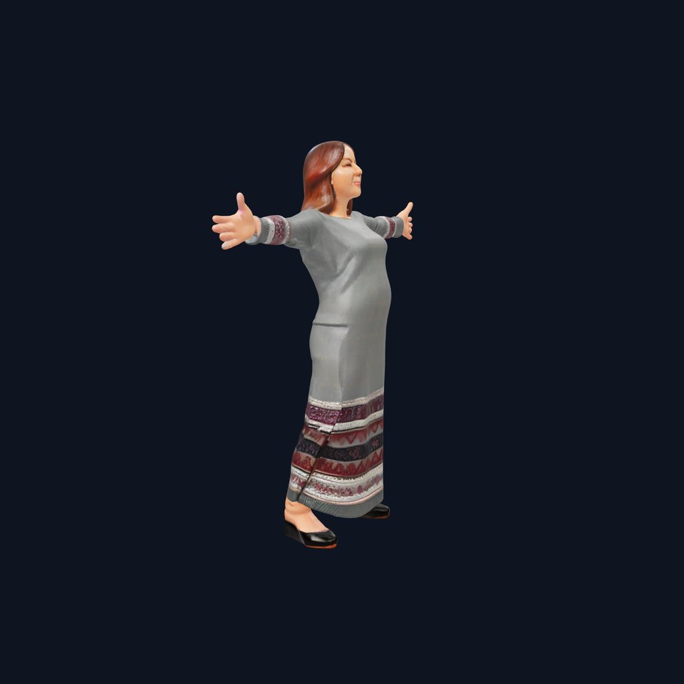 Elegant Knit Dress model pack