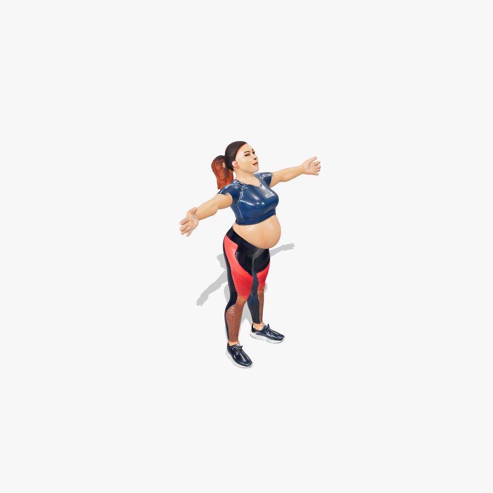 Athletic Pregnancy Model Pack