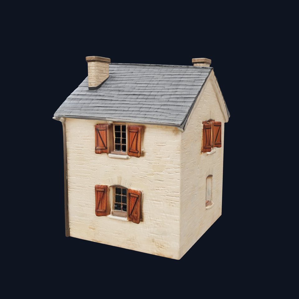 Rustic Stone Cottage model pack