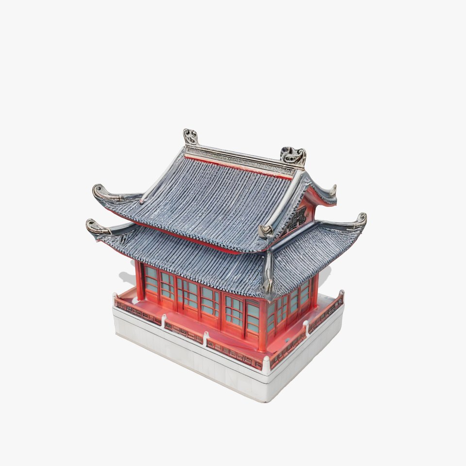 Elegant Pagoda Structure model pack