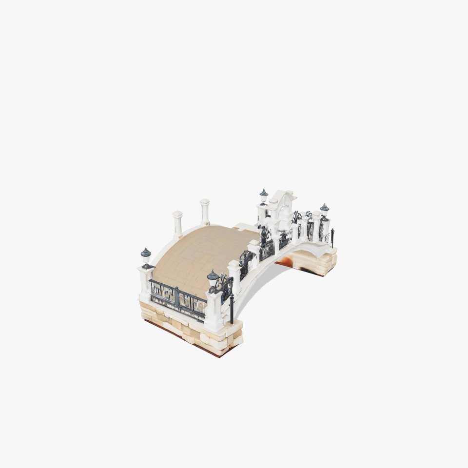 Elegant Stone Bridge model pack