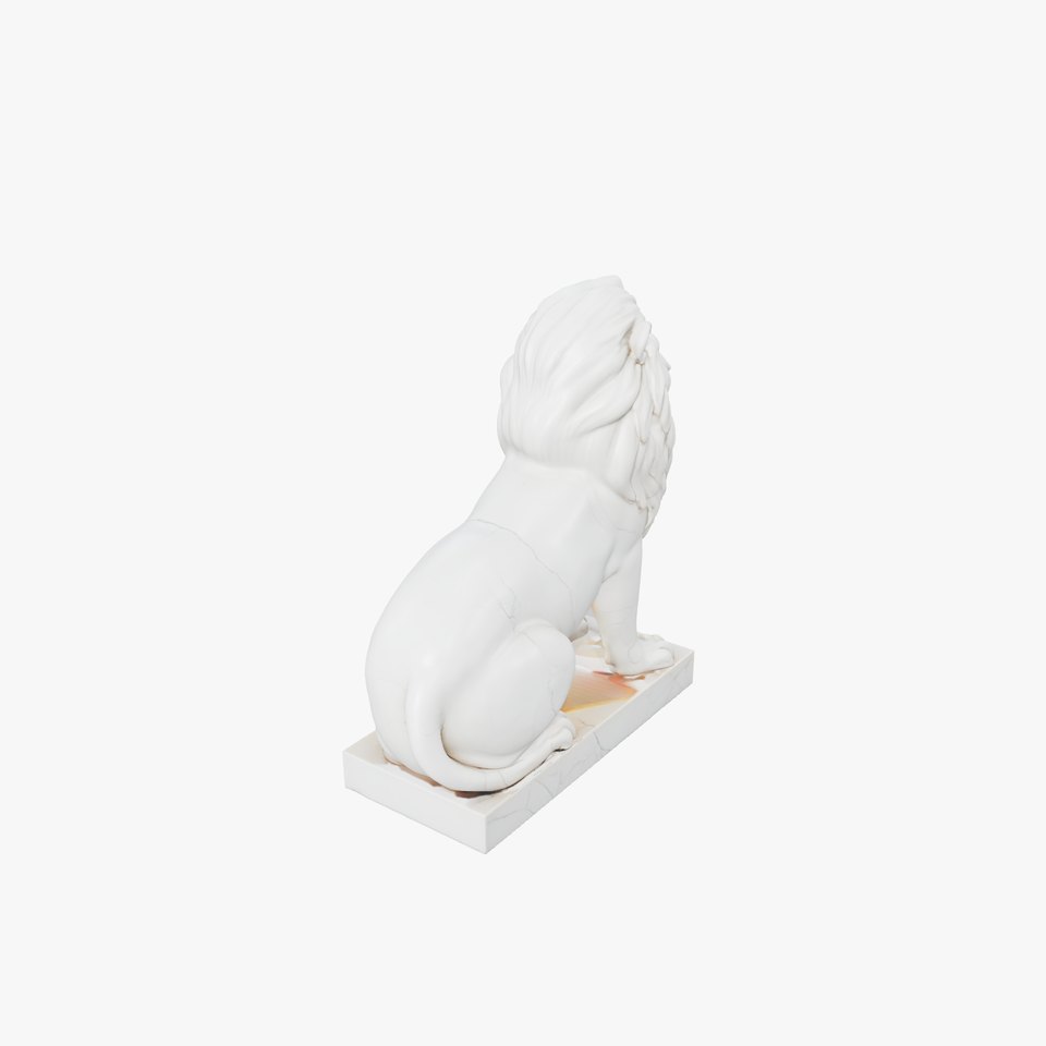 Majestic Marble Lion model pack