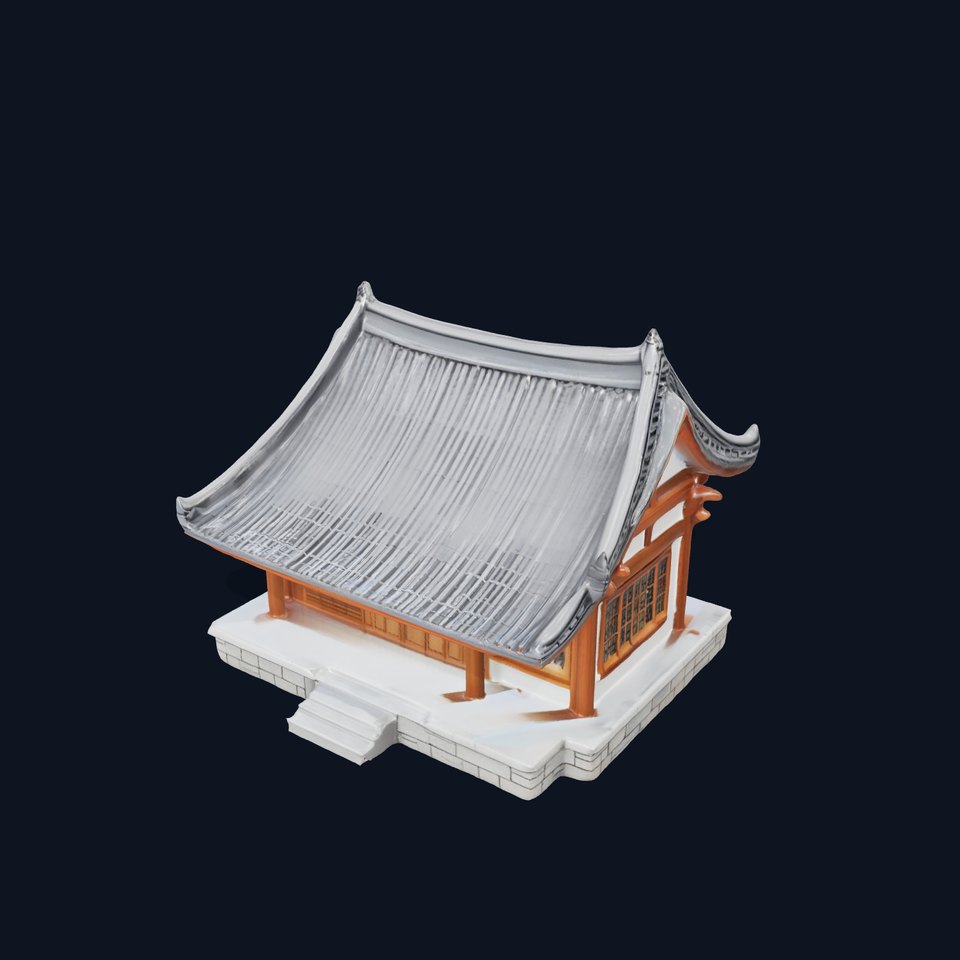 Traditional Pavilion Roof model pack