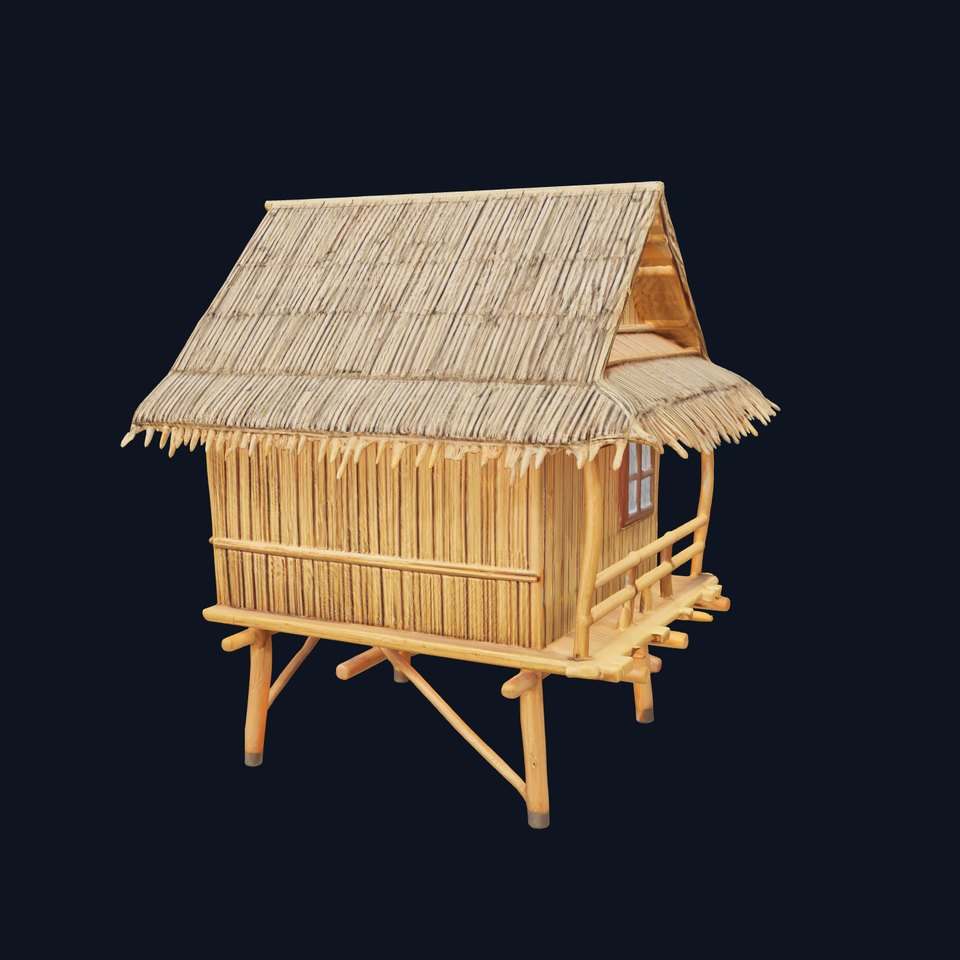 Bamboo Hut Rustic model pack