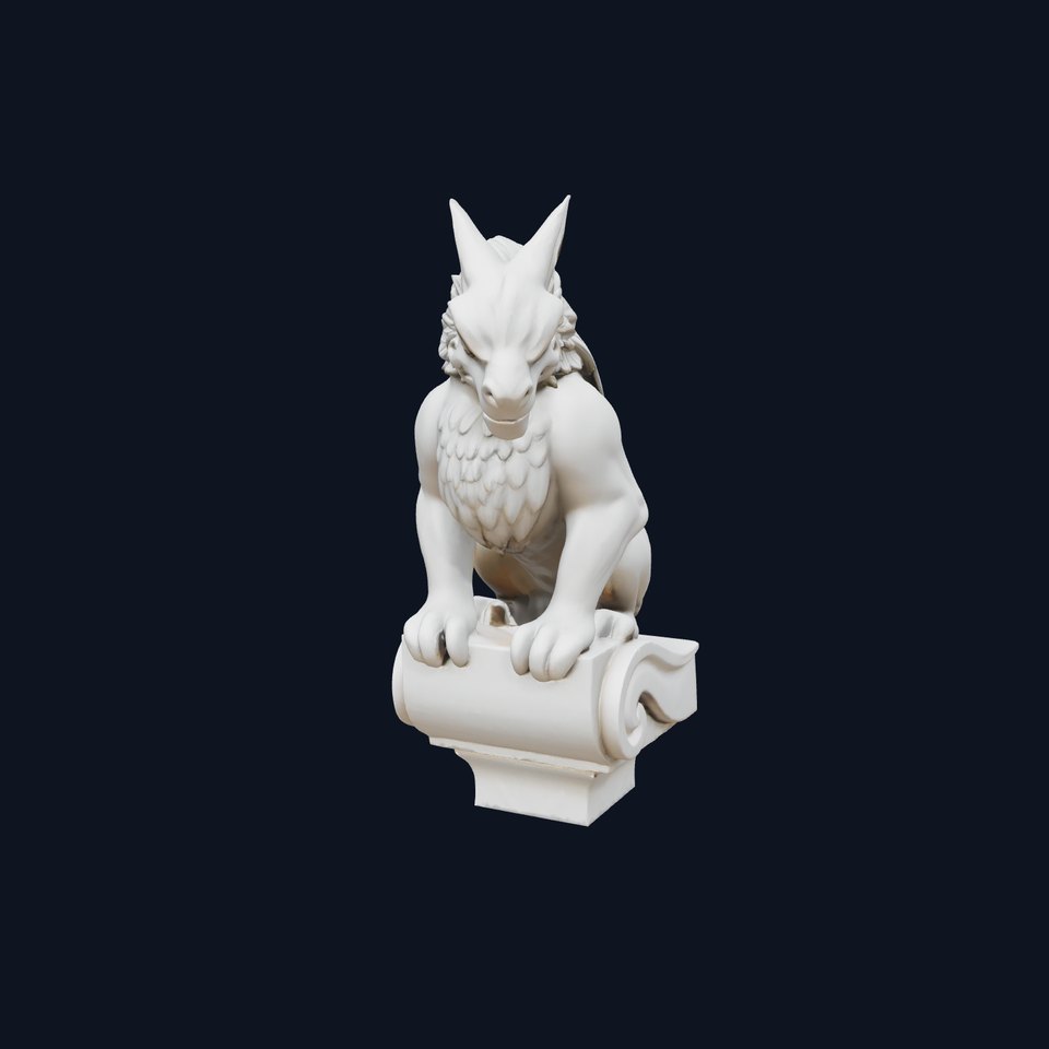 Stone Gargoyle Guardian model pack