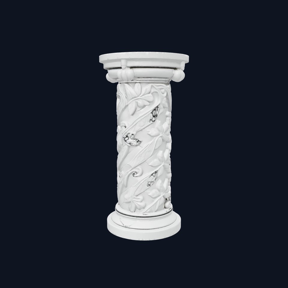 Elegant Marble Column model pack