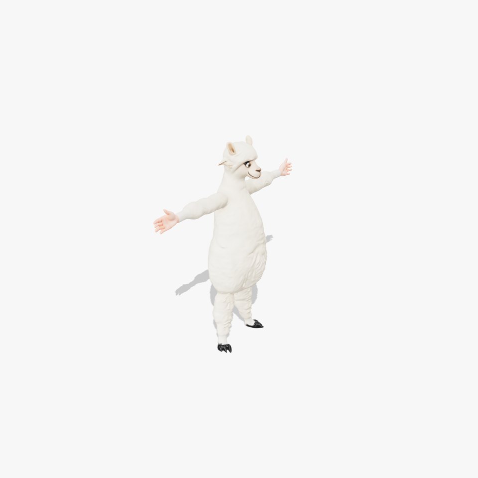 Playful Llama Character model pack