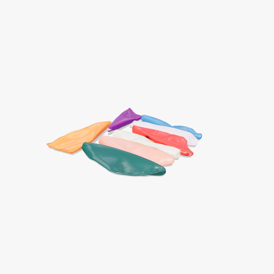 Colorful Fabric Napkin model pack