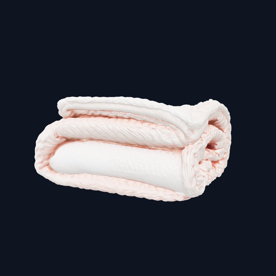 Soft Knitted Blanket model pack