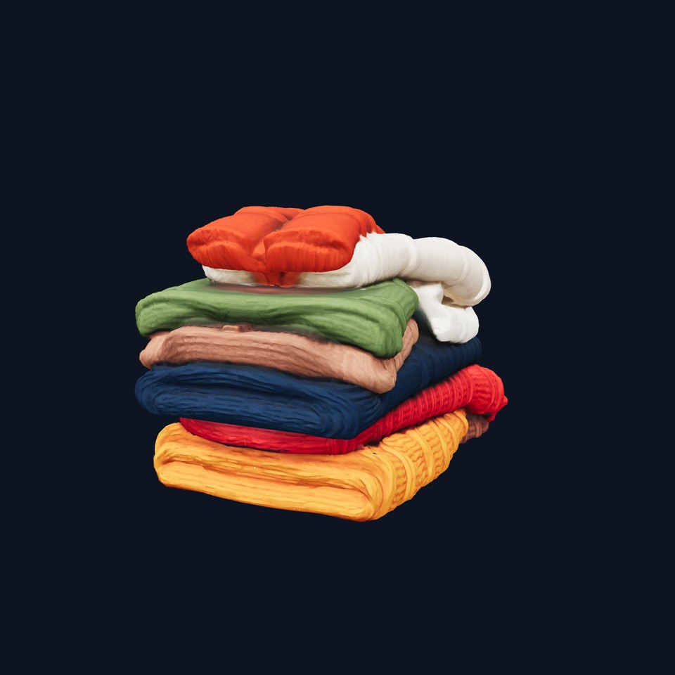 Vibrant Knit Fabric model pack