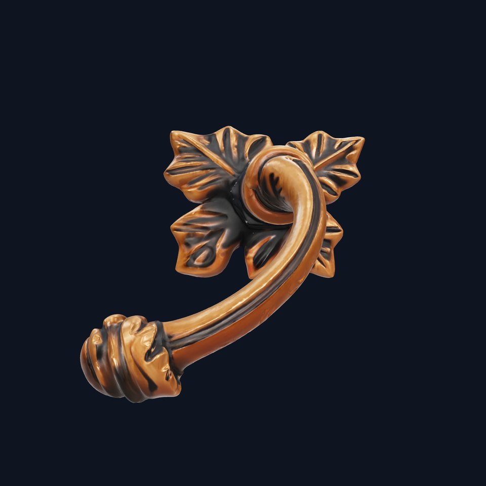 Bronze Leaf Handle model pack