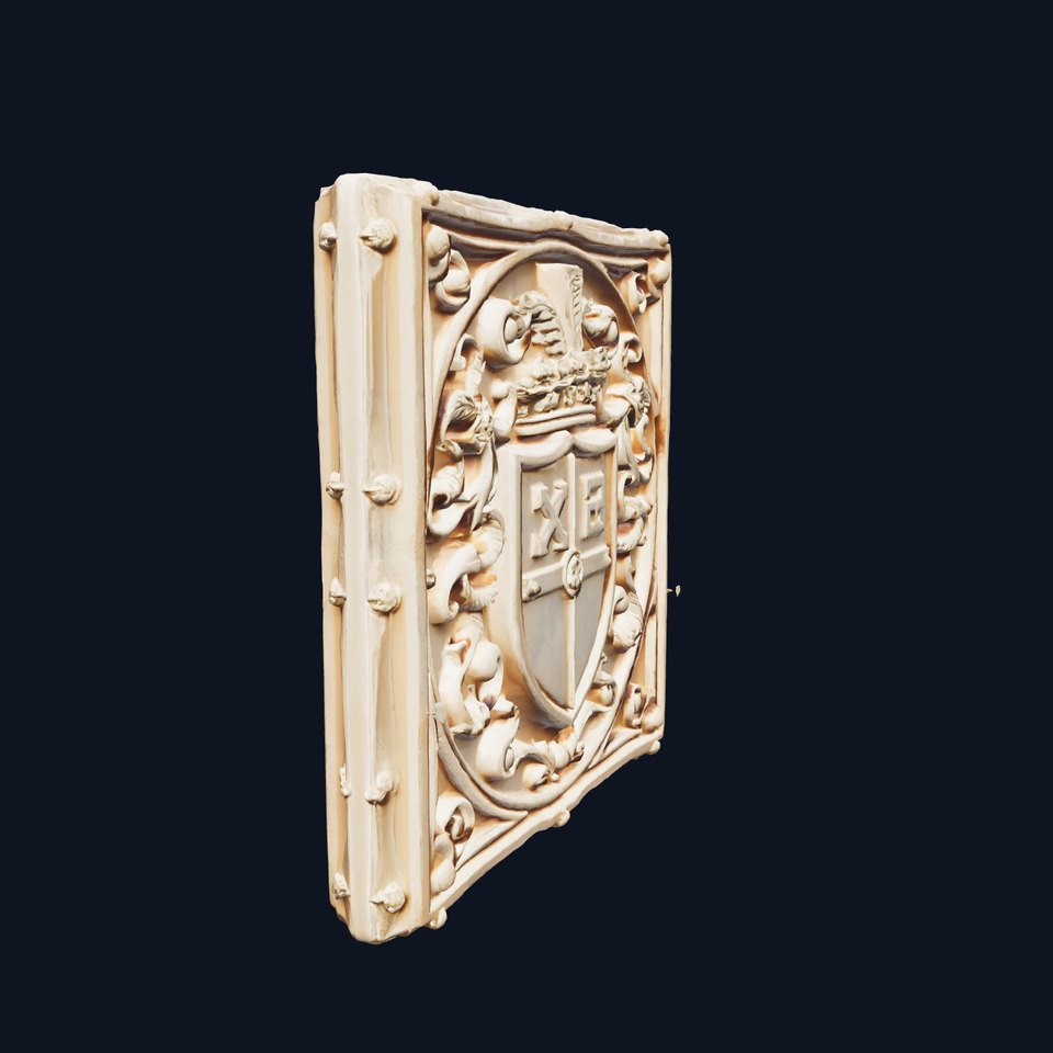 Royal Crest Relief Stone model pack