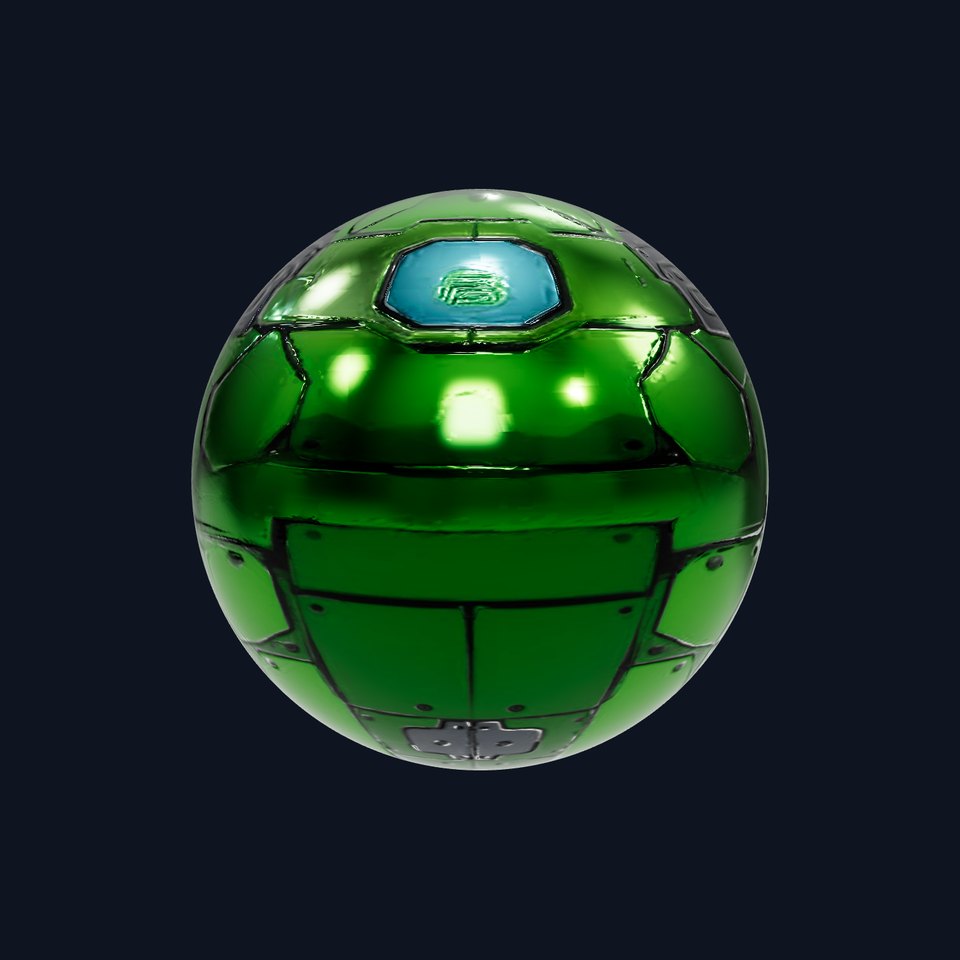 Futuristic SciFi Panel HQ PBR Textures Set