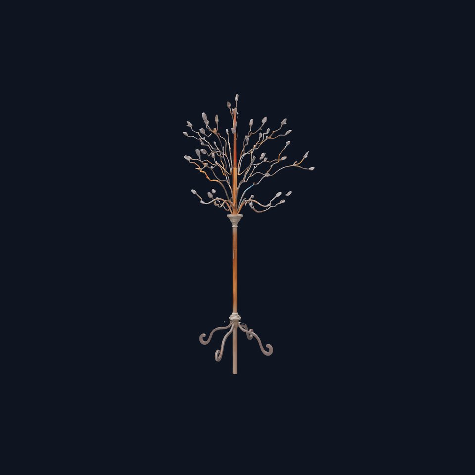 Rustic Iron Tree Stand model pack