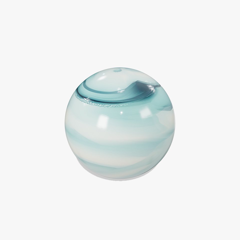 HQ PBR Textures Set Abstract Swirled Ceramic Glossy