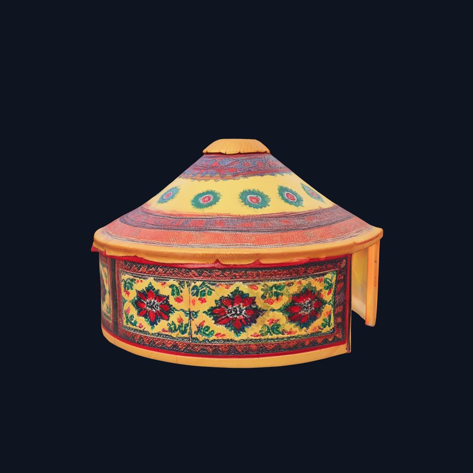 Colorful Yurt model pack