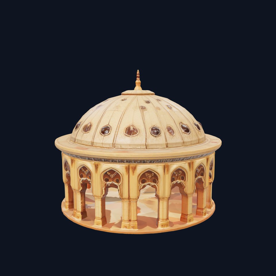 Ornate Dome Pavilion model pack