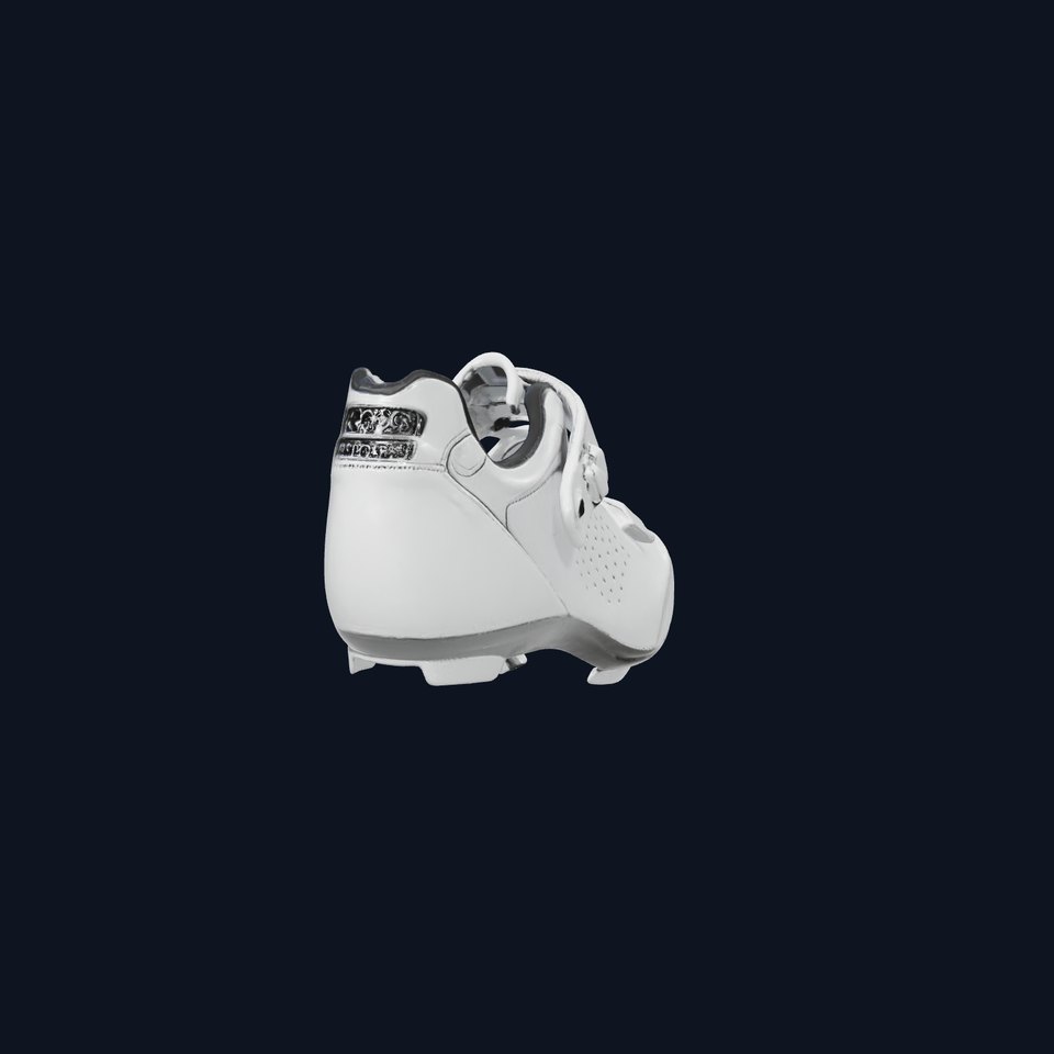 White Cycling Shoe model pack