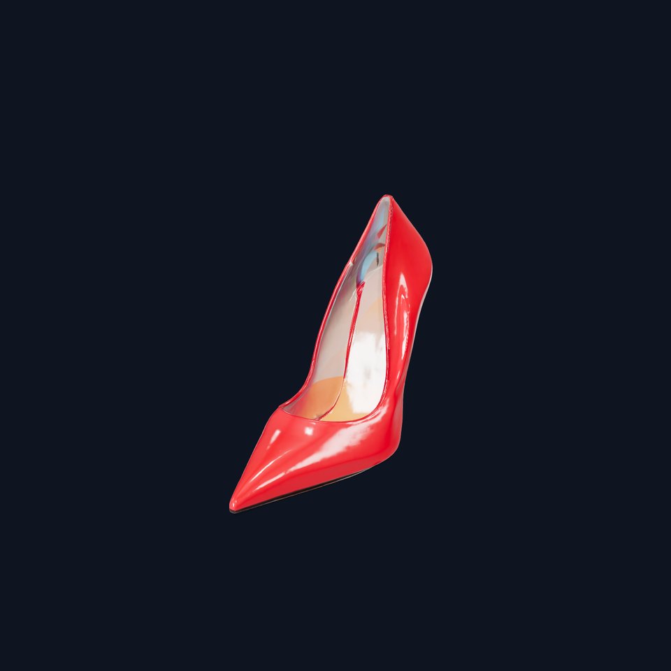 Classic Red Stiletto model pack