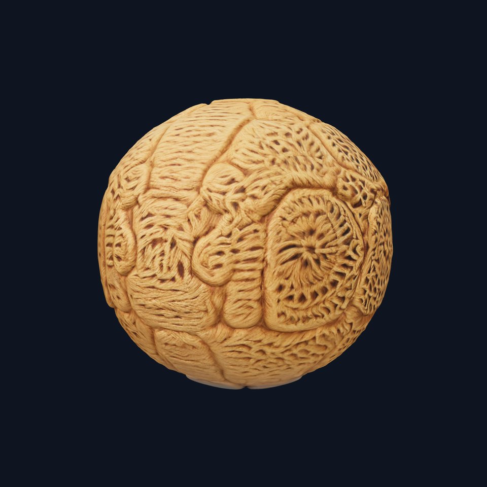 Intricate Yarn Sphere model pack