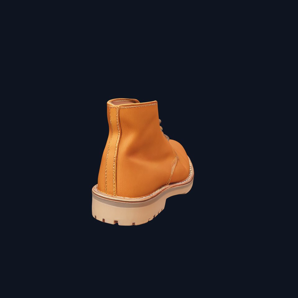 Tan Leather Boot model pack