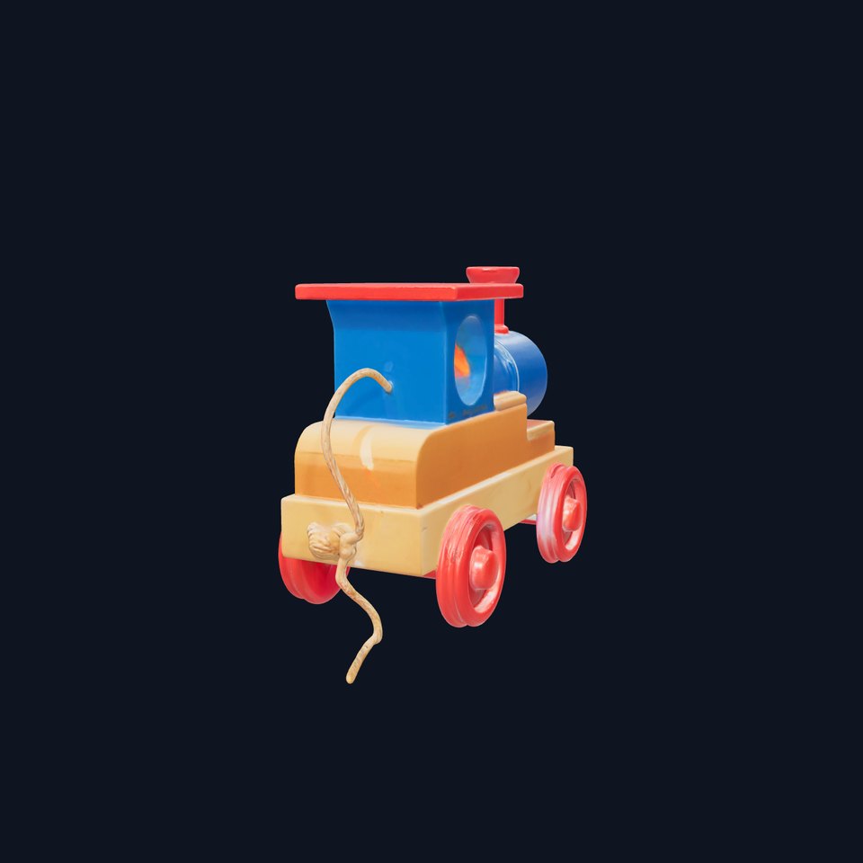 Colorful Wooden Train model pack