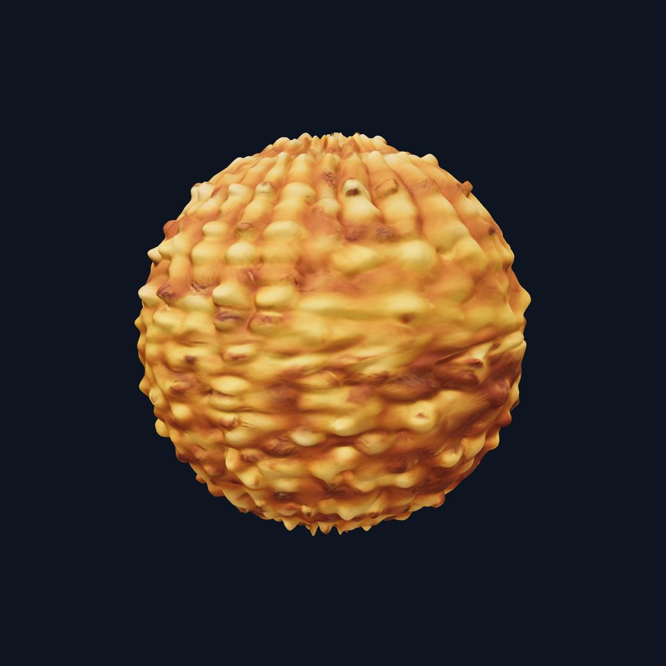 HQ PBR Textures Set Floral Organic Porous