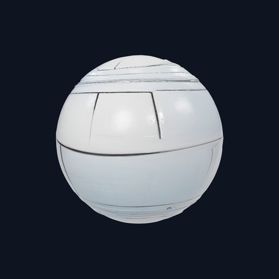 HQ PBR Textures Set SciFi Metal Panels Glossy