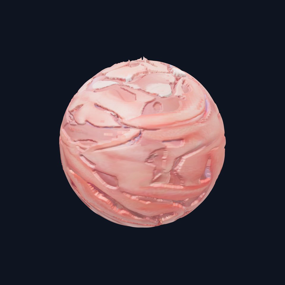 Rubber Tubing Tangle HQ PBR Textures Set