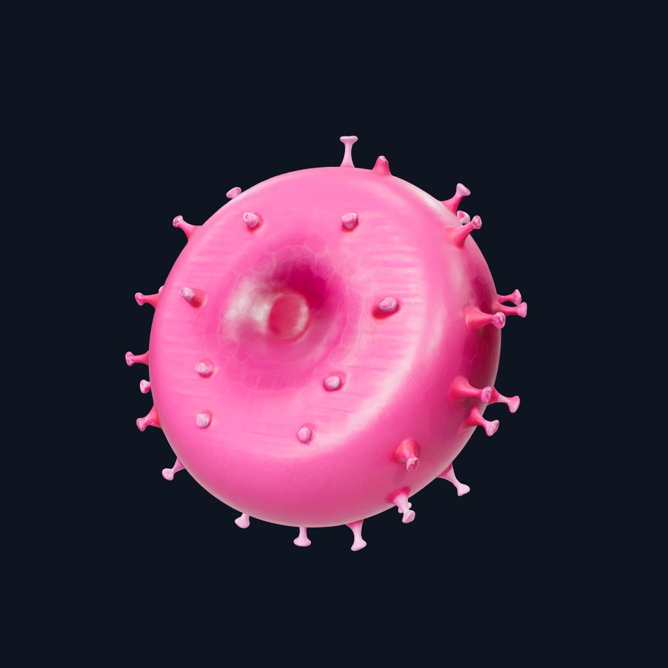 Pink Viral Model model pack