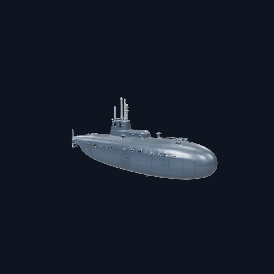 Stealth Submarine model pack