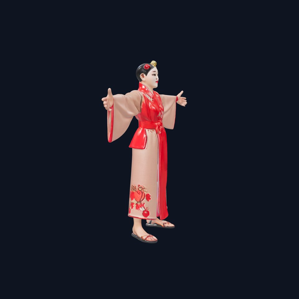 Traditional Kimono model pack