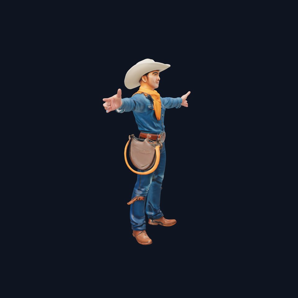 Stylish Cowboy Attire model pack