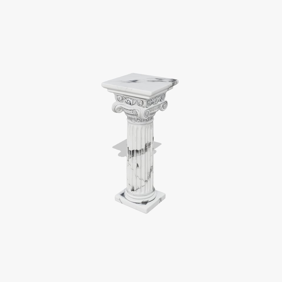 Marble Ionic Column model pack