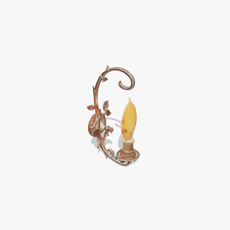 Antique Brass Wall Sconce model pack