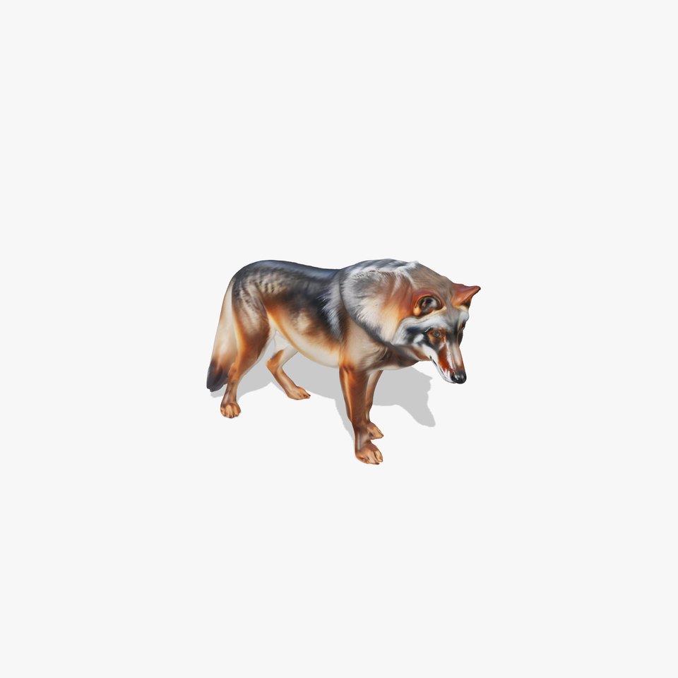 Majestic Wolf Fur model pack