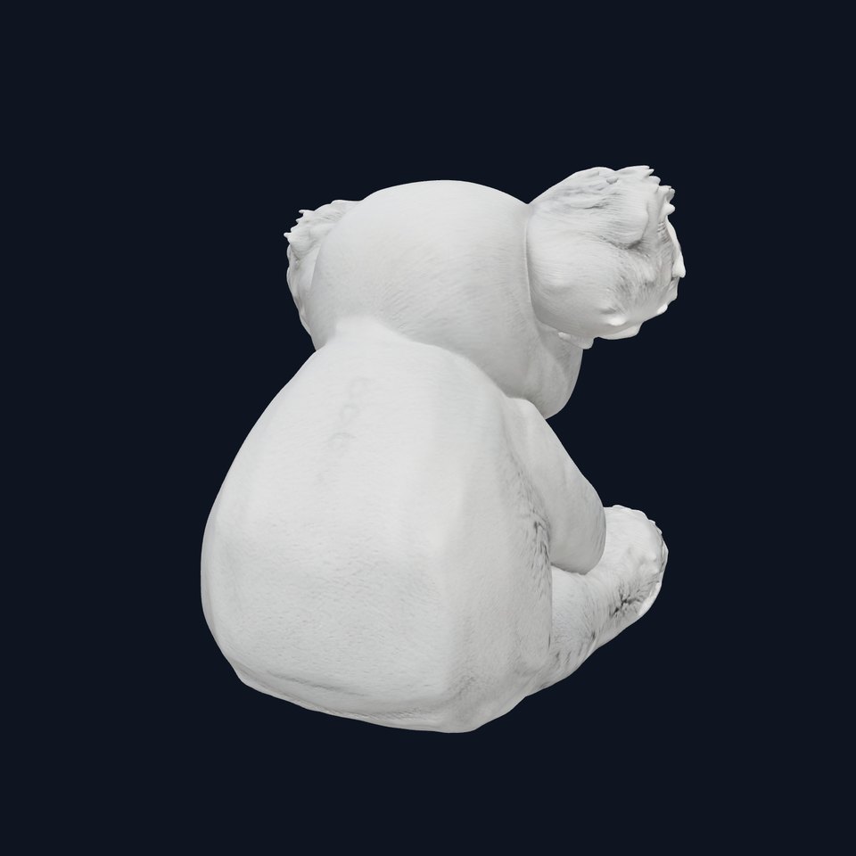 Fluffy Koala Plush model pack