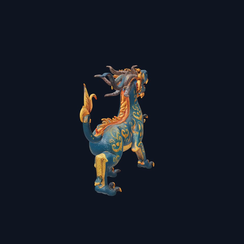 Mystic Azure Dragon model pack