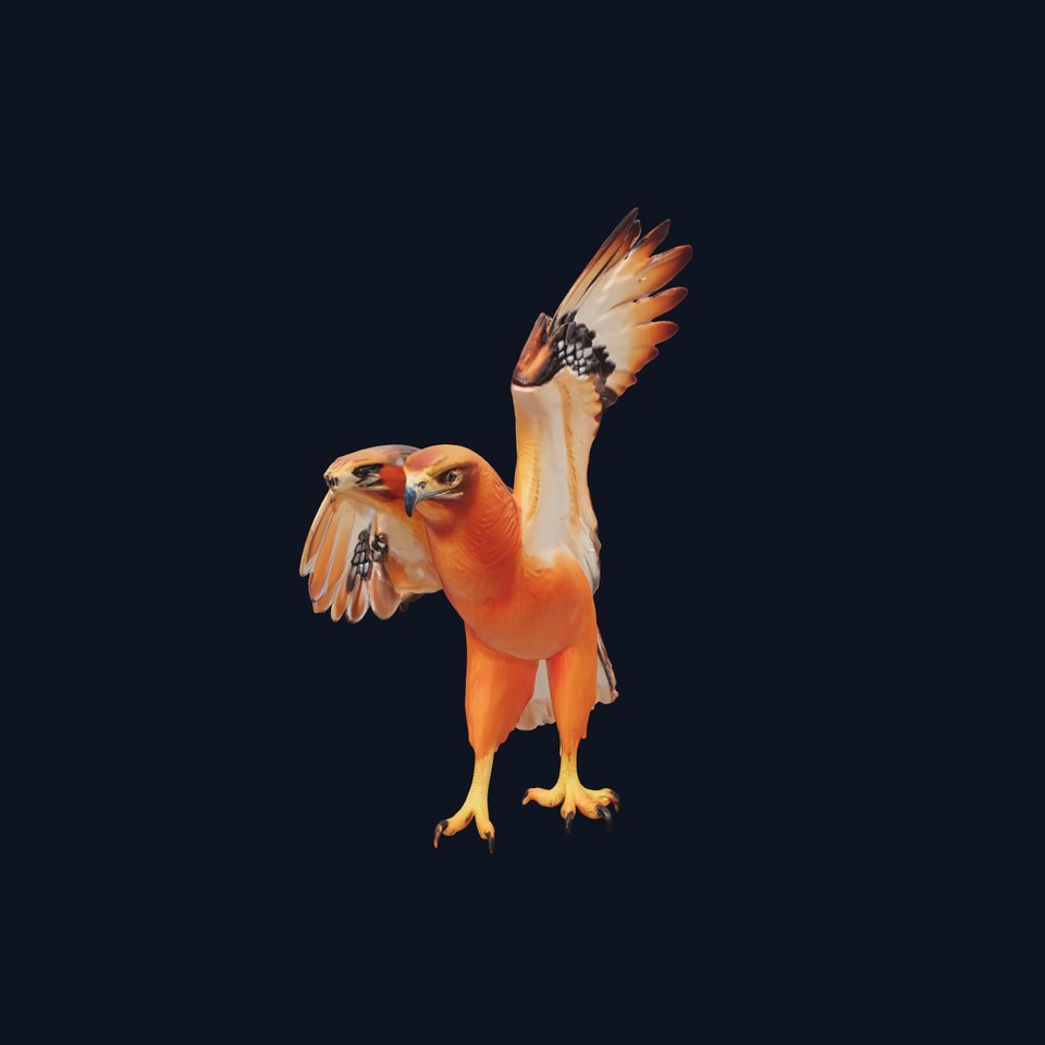 Majestic Golden Eagle model pack