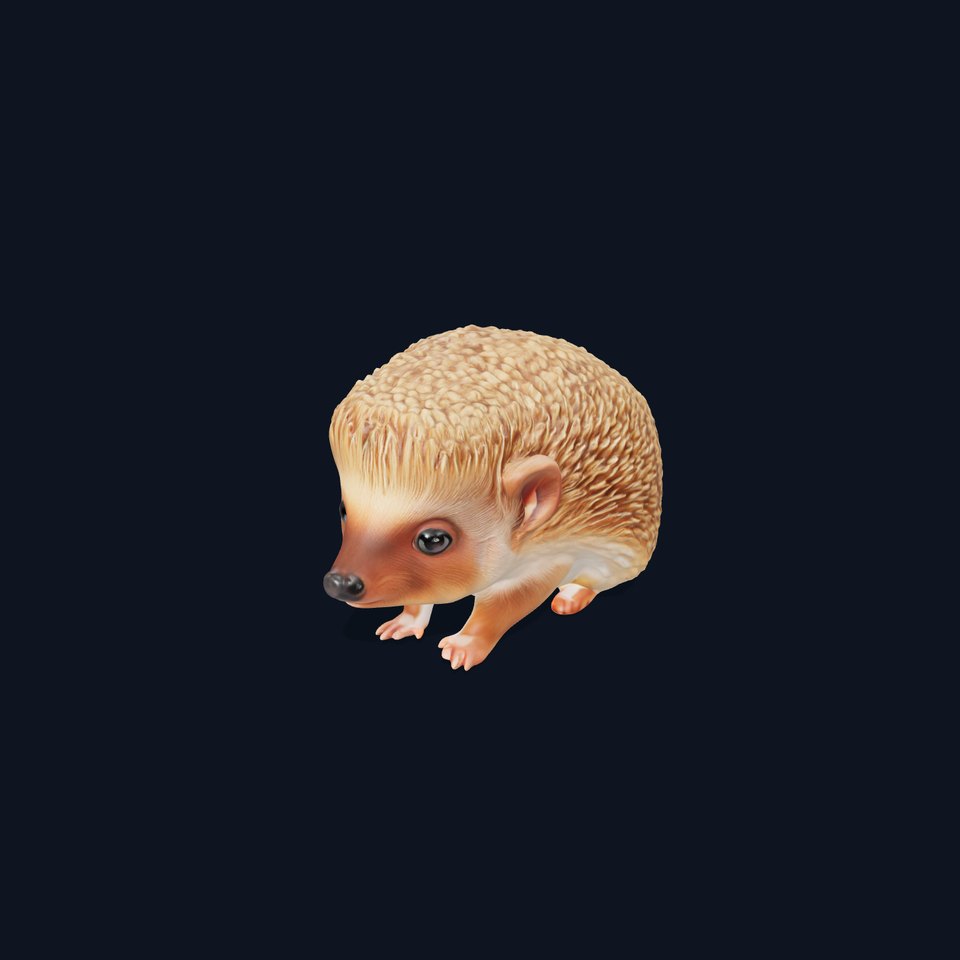 Adorable Hedgehog model pack