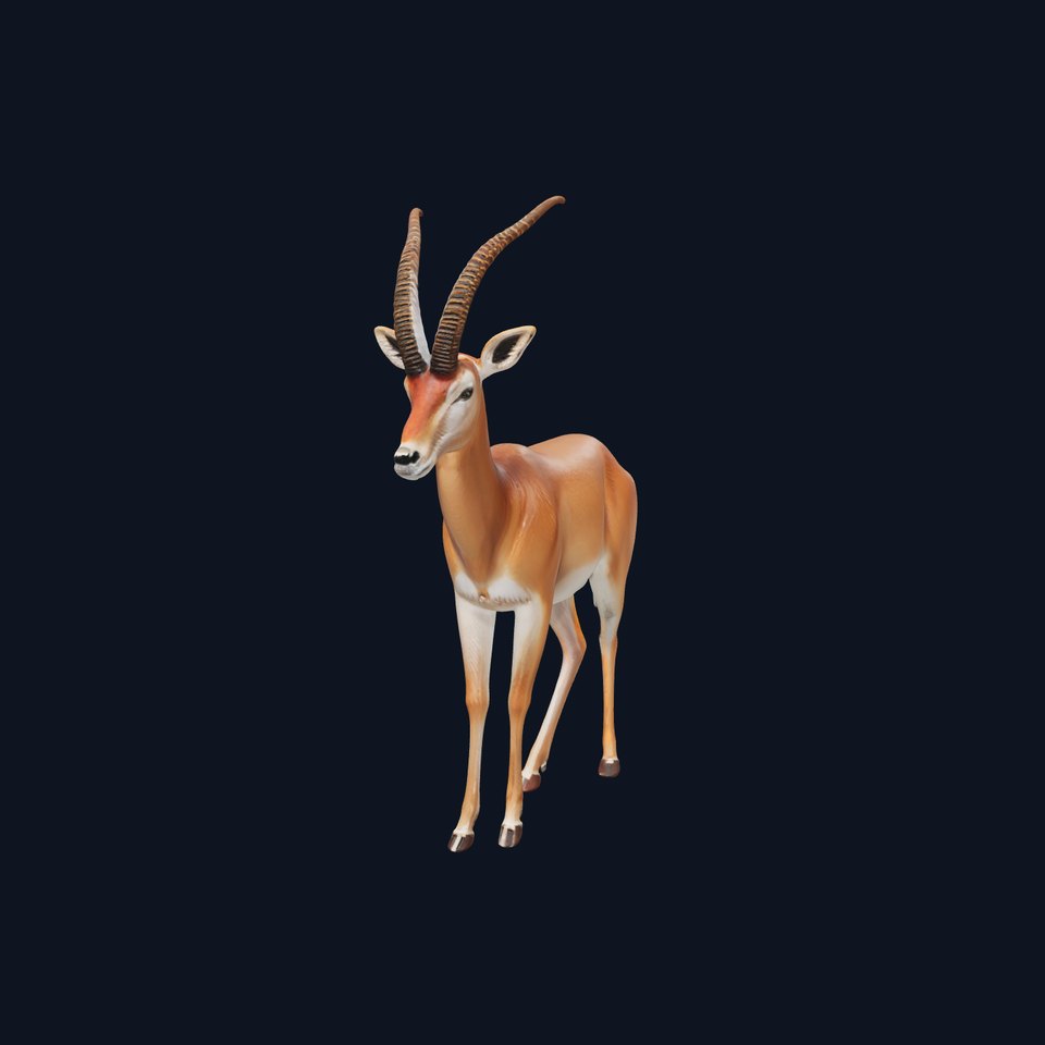 Elegant Gazelle model pack