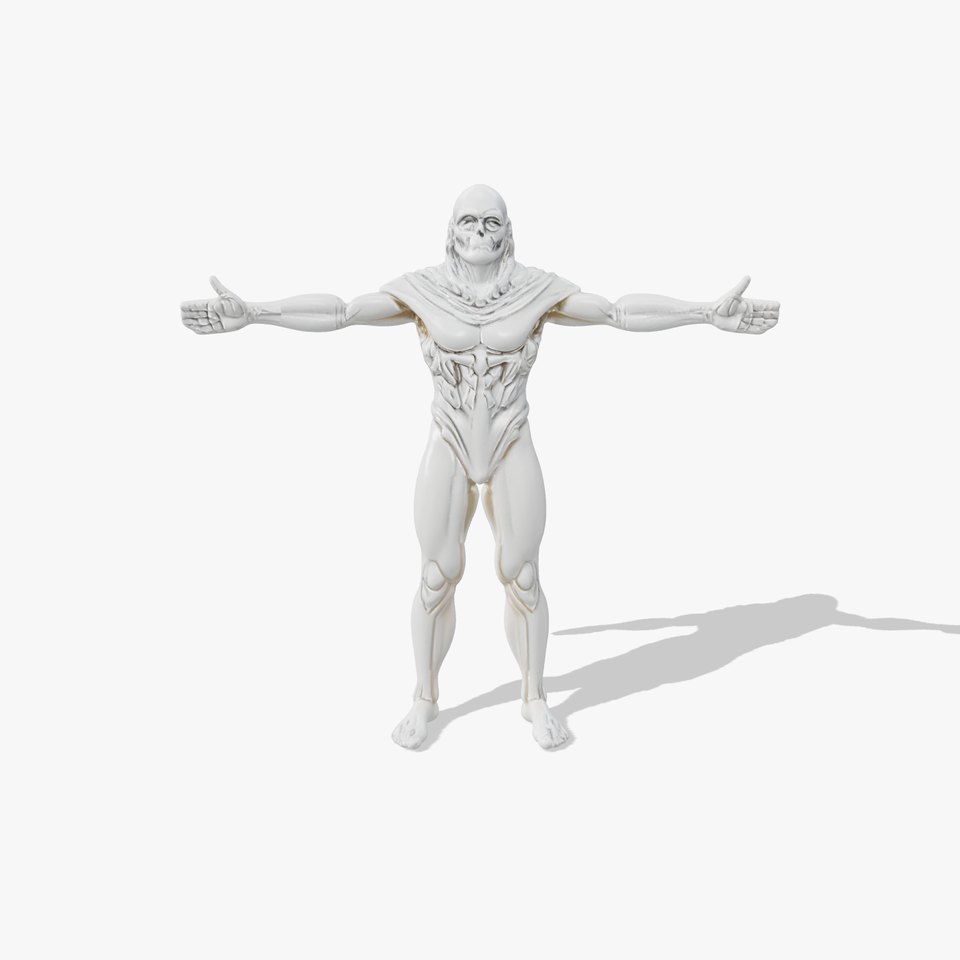 Futuristic Silver Android model pack