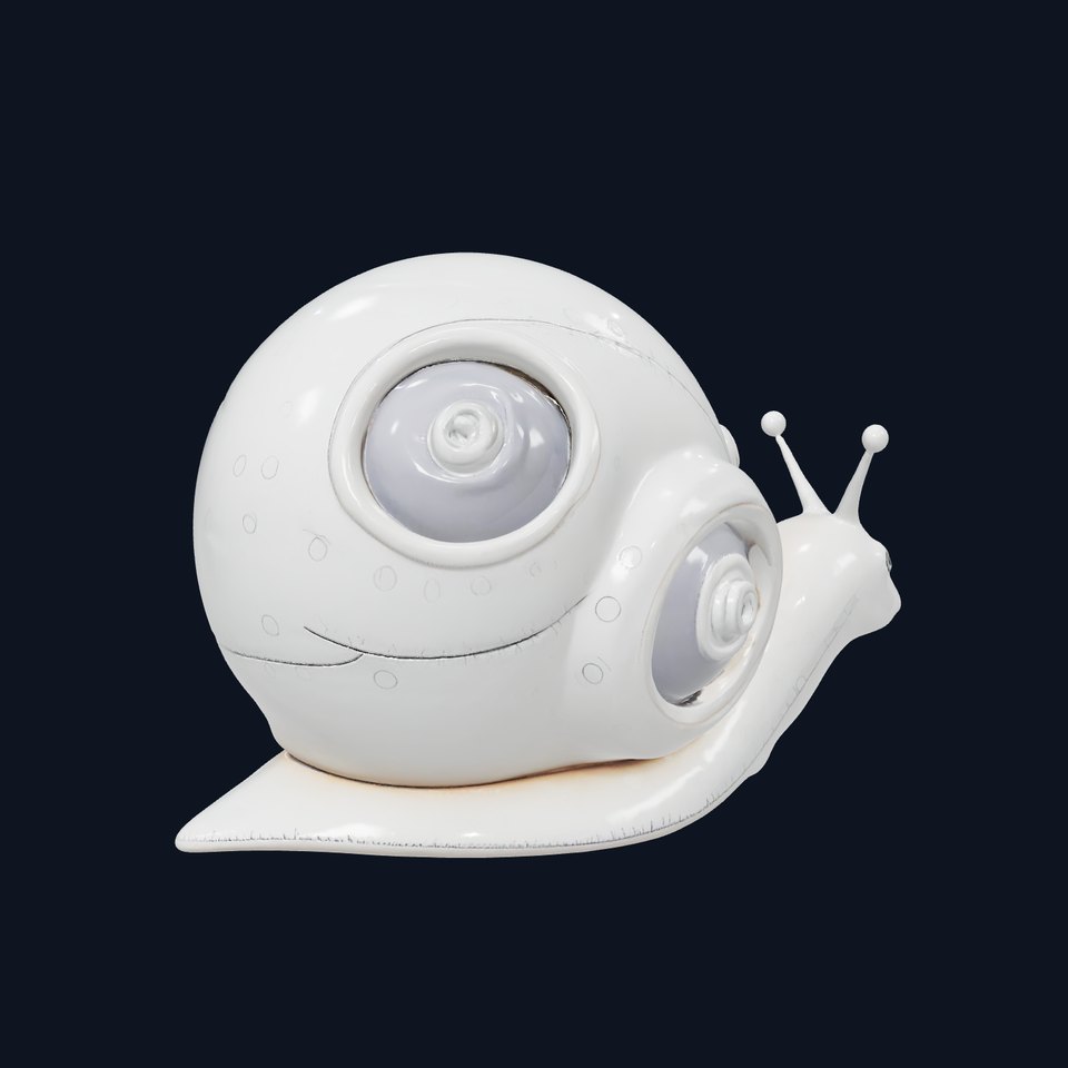 Futuristic Snail model pack