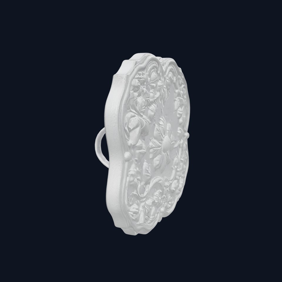 Decorative Floral Relief model pack