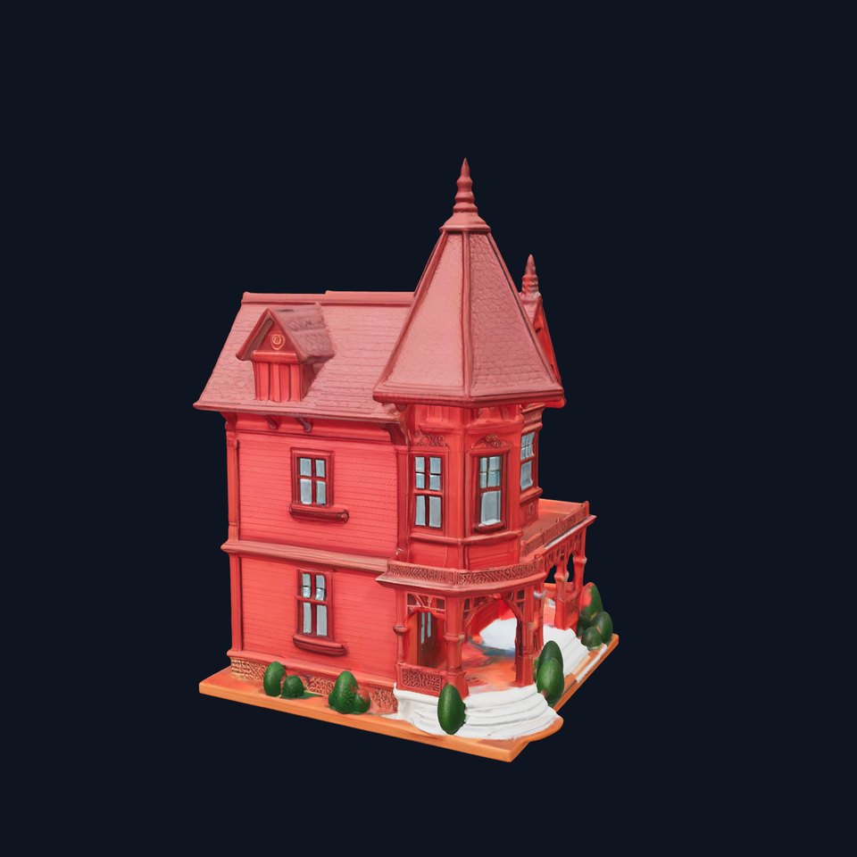 Elegant Victorian House model pack