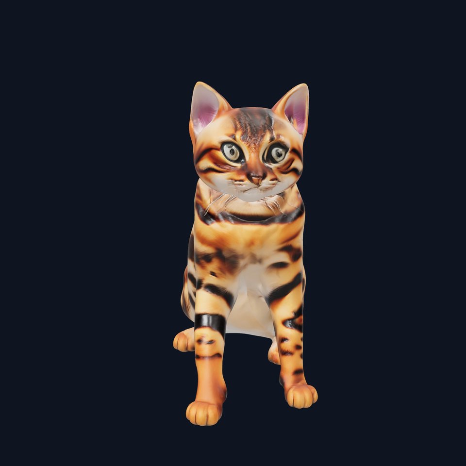 Spotted Bengal Cat model pack